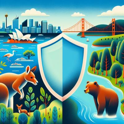 Article image: Australia's Insurance Risks: Lessons from California's Regulation: by Paige Estritori