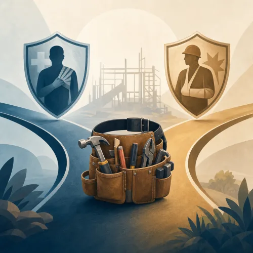 Article thumbnail image: Income Protection and Personal Accident Insurance for Tradies Explained