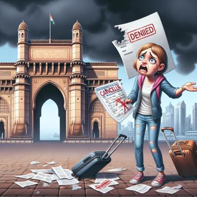 Article image: Travellers' Insurance Claim Denied After Mumbai Visa Debacle: by Paige Estritori